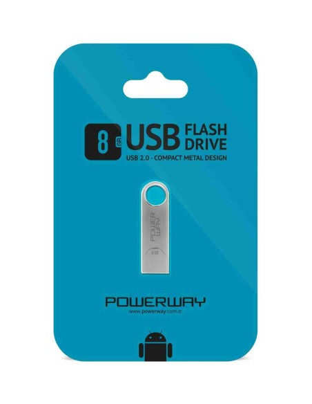 POWERWAY USB2.0 FLASH DRIVE 8 GB